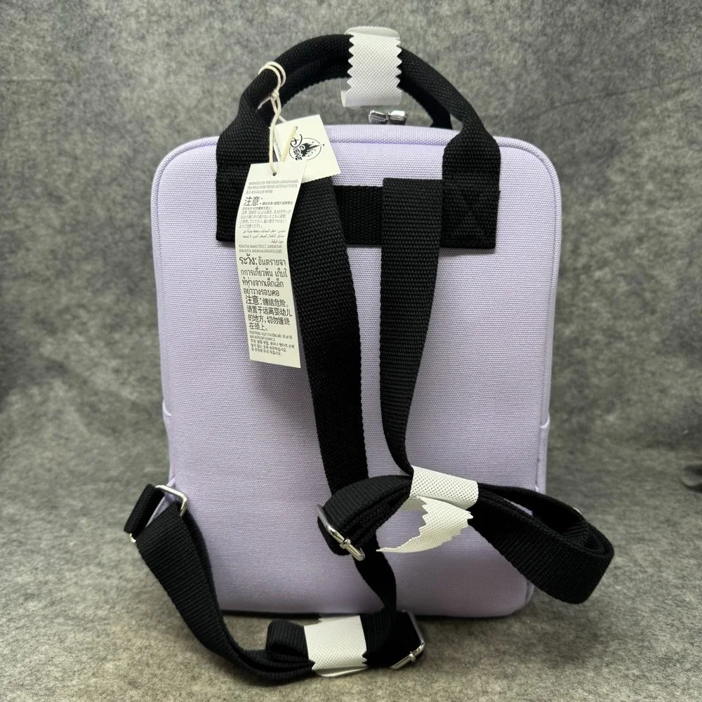 2025 Disney Parks Epcot Figment Purple Canvas Loungefly Backpack NEW